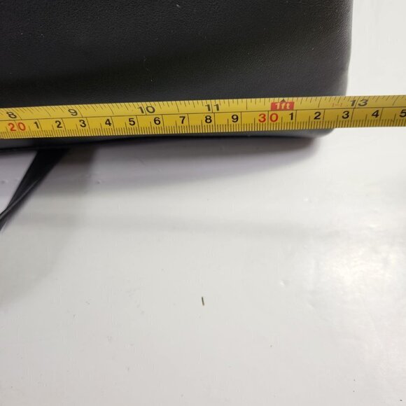 BCBG Purse Shoulder Bag Black with Golden Colour Hardware Polyvinyl Larg… - Picture 10 of 16